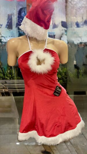 Disfraz Sexy de Santa Claus Halter – Lencería Navidad