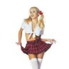 b4eff4bc9548ef2cfe2cd6209c7610e0 Disfraz de Colegiala – Set Completo con Falda, Blusa y Accesorios